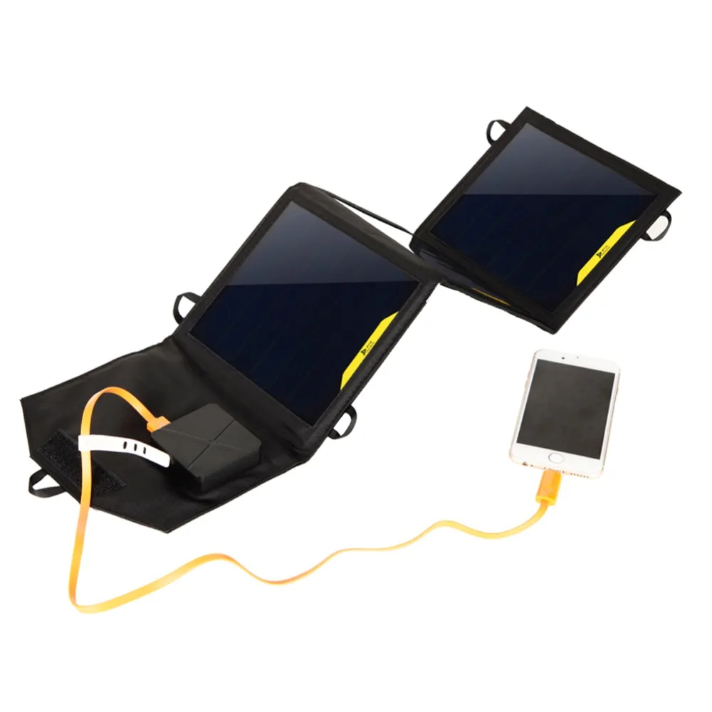 

Muti-function 5V 10W Foldable Solar Panel Power Bank with Dual USB Port Chargers for Cell Phones for Tablet GPS for Samsung
