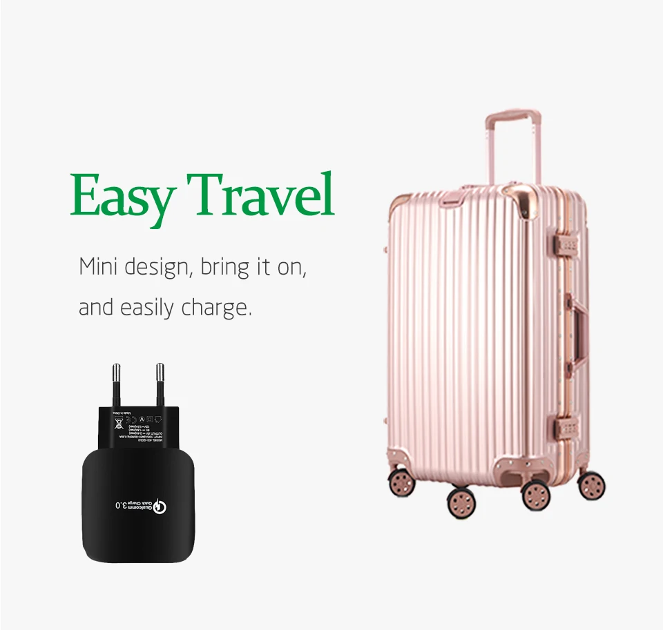 QC3.0 Quick Charge 3.0 Fast Mobile Phone Charger EU US Plug Wall USB Charger Adapter for USB Digital Device Tablet Smart Phone (3)