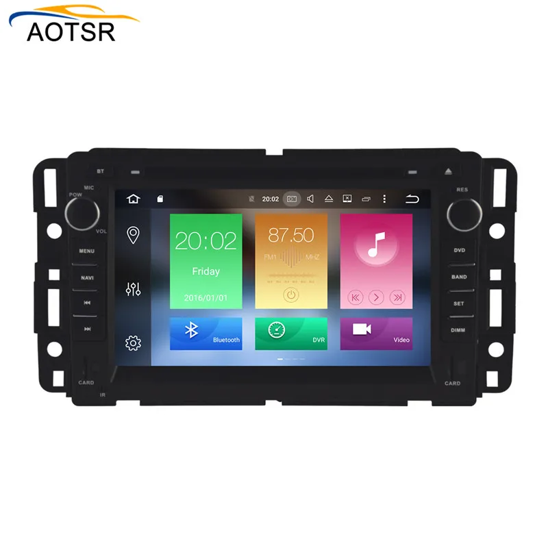 Excellent IPS Screen Android 8.1 car dvd player For GMC Yukon/Taho 2007 - 2012 GPS Navigation radio auto stereo Octa Core 4+32G head unit 4