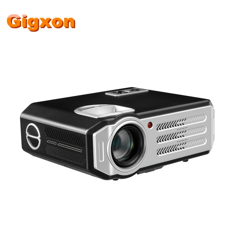 Gigxon g817 1080 P HD супер проектор 200 дюйм(ов) 3200 люмен 1300: 1 USB/SD Card/VGA/AV/наушников Офис использования в классе