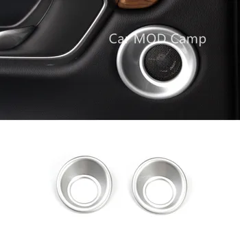 

For Honda CRV CR-V Fifth Gen 2017 2018 ABS Matte Interior Rear Door Stereo Speaker Cover Trim 2pcs Car Styling