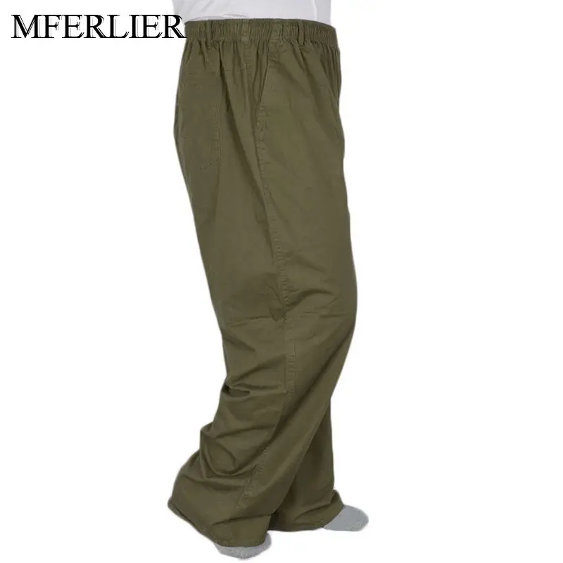 Брюки MFERLIER мужские с талией 150 см свободные штаны 5 цветов 5XL 6XL 7XL 8XL 9XL 10XL 11XL 12XL 13XL
