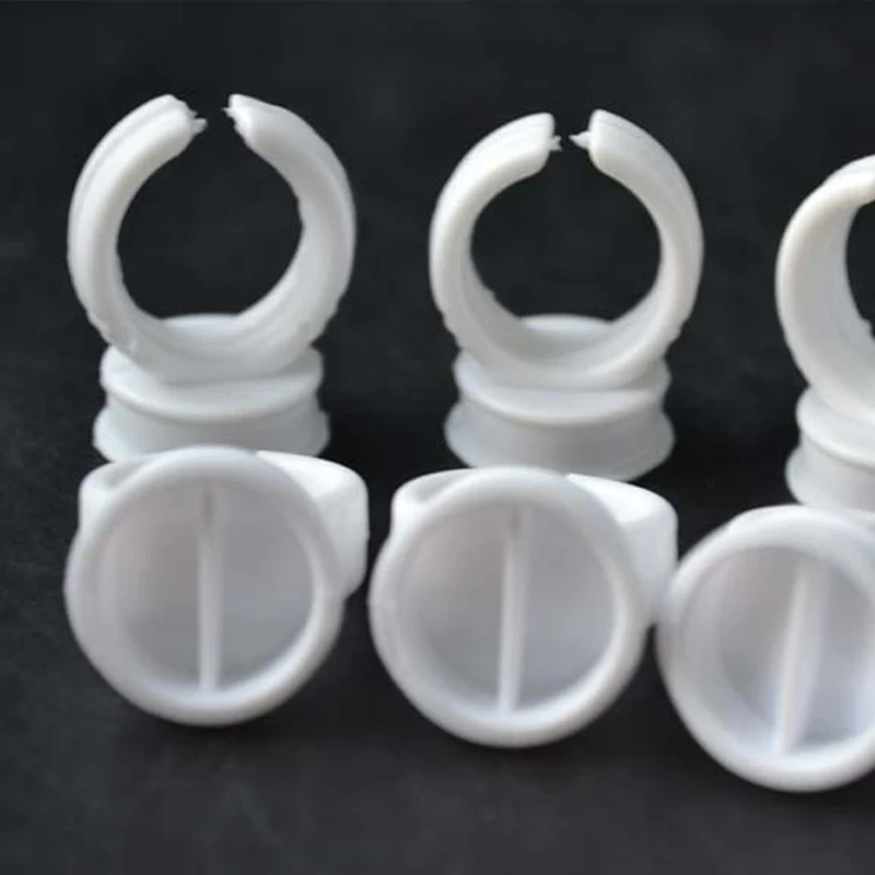 100Pcs-had-separator-White-Plastic-Ring-Ink-Holders-Caps-for-Permanent-Tattoo-Makeup-Eyebrow-Eyeliner-Lip (2)