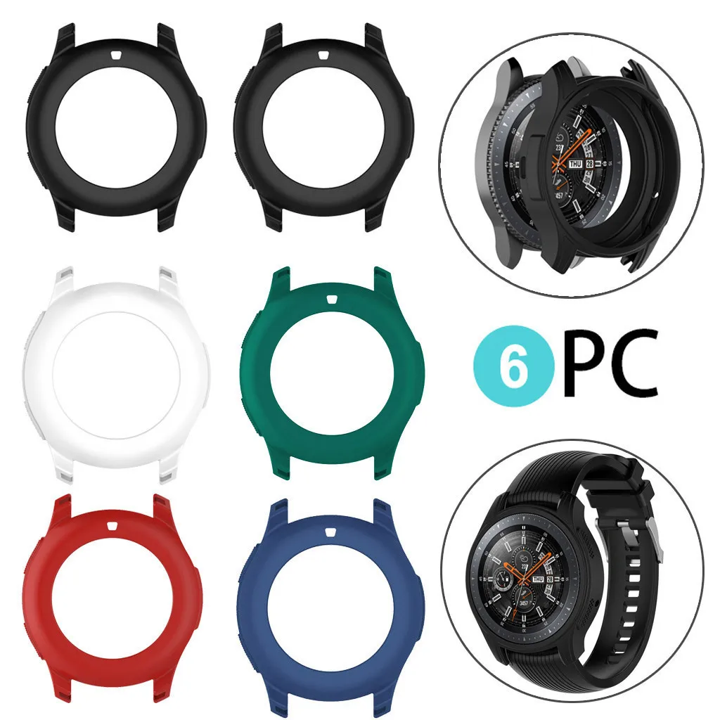 

Smartwatch Smartband Soft TPU Protection Silicone Full Case Cover For Gear S3 Frontier/Galaxy watch46 Smart Watch Watches Cases