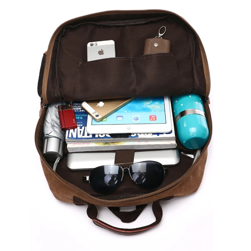 AUGUR de lona de los hombres Mochila hombro bolso coreano de los estudiantes de la escuela media bolsa de ocio bolsa Mochila portátil Mochila AUGUR de lona de los hombres Mochila hombro bolso coreano de los estudiantes de la escuela media bolsa de ocio bolsa Mochila portátil Mochila
