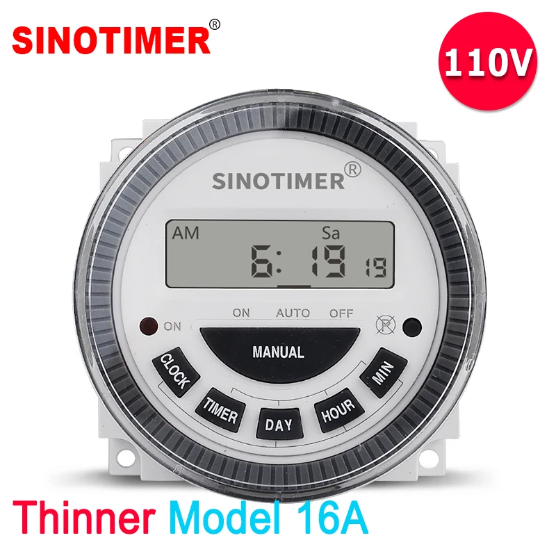 12/24 ч формат TM619 120 В реле времени таймер выход 110 в с UL 220 Выход 7 дней|timer switch time