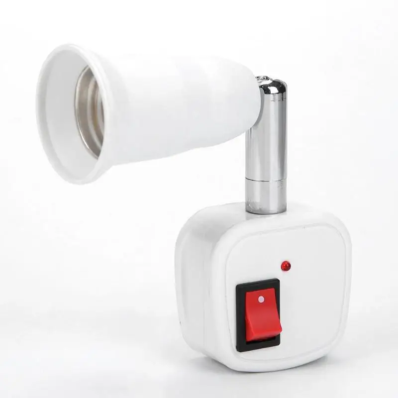 

E27 LED Screw Bulb Copper Shell Sensor Switch Base Lamp Bulb Holder Adapter Light Ceiling Lamp Lighting Socket Splitter