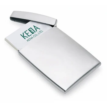

GENTS Business Card Credit ID Holder Case Work Brushed Stainless Steel