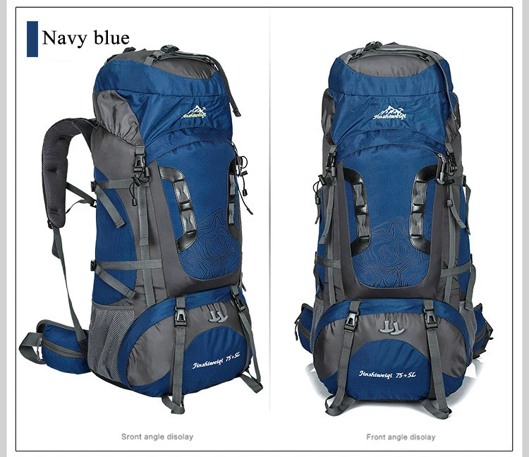 Уличные походные рюкзаки HU WAI JIAN FENG, 80L, водонепроницаемые спортивные сумки, рюкзак для путешествий, Мужская походная Сумка для кемпинга, рюкзак для улицы