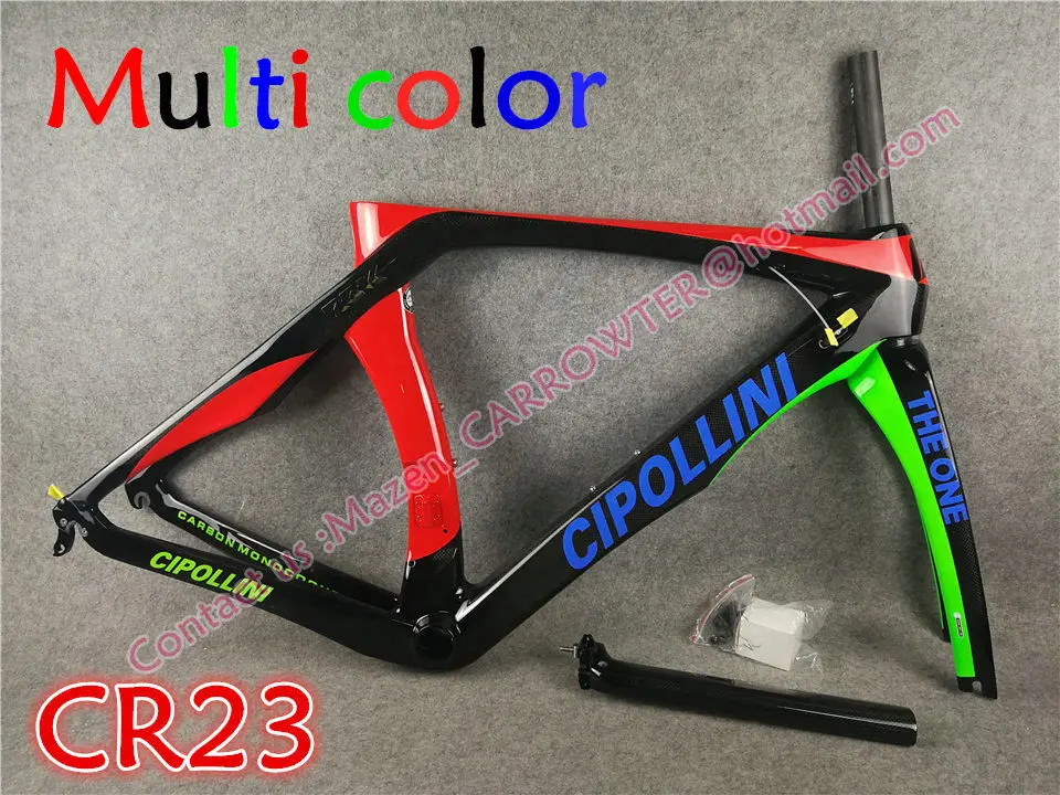 MCipollini RB1K один Антрацит Блестящий велосипед полностью из карбона дорога Cipollini велосипед с 105 R7000 groupset на выбор - Цвет: CR23
