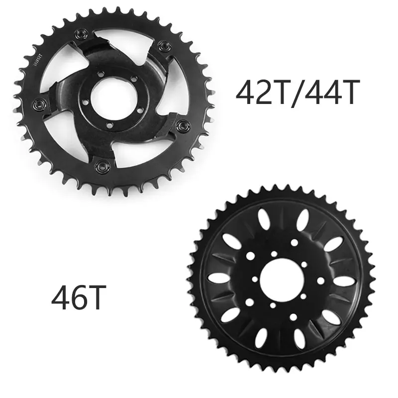 42T 44T 46T цепное колесо для Bafang 8fun Середина привода двигателя BBSHD/BBS03 цепное кольцо Звездочка рукоятка колеса комплект электродвигателя велосипеда