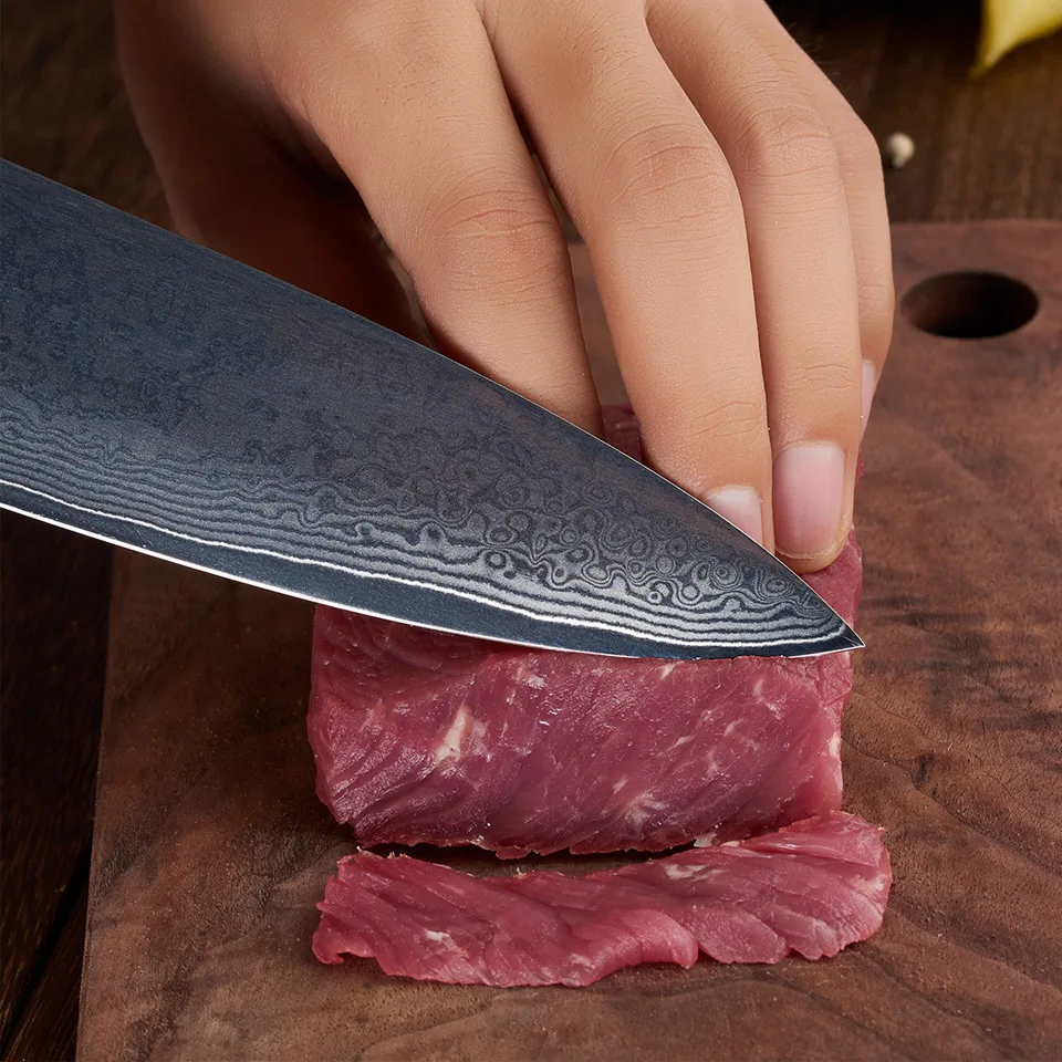  FINDKING 2017 New G10 handle damascus knife 8 inch Professional chef knife 67 layers Japanese damas - 32828284926