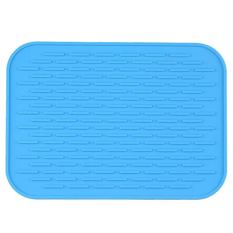 

Kitchen Sink Mat Dishes Cup Dry Mat Rack Silicone Pot Holder Heat Resistant Can Opener Non-slip Mat Table Placemat Coaster