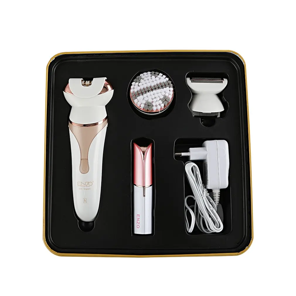 

5in1 Electric Eyebrow Trimmer Scissors Portable Facial Hair Body Shaver Face Care Apparatus for Women Battery-Operated