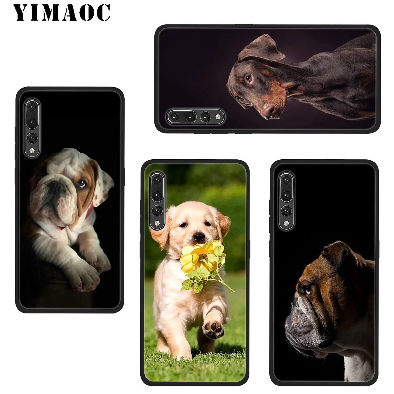 YIMAOC бульдог мопса щенки собаки мягкий силиконовый чехол для телефона Huawei Mate 30 20 10