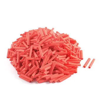 2:1 4ミリメートル径熱収縮チューブ収縮チューブケーブルカバースリーブ500ピース赤