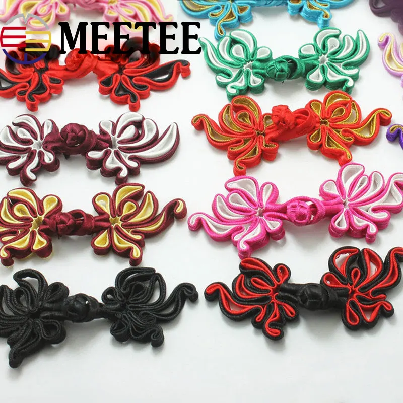10pcs Chinese Style Button Manual Cheongsam On The National Wind Invitations Tang Suit Pnd Tail-on s | Дом и сад