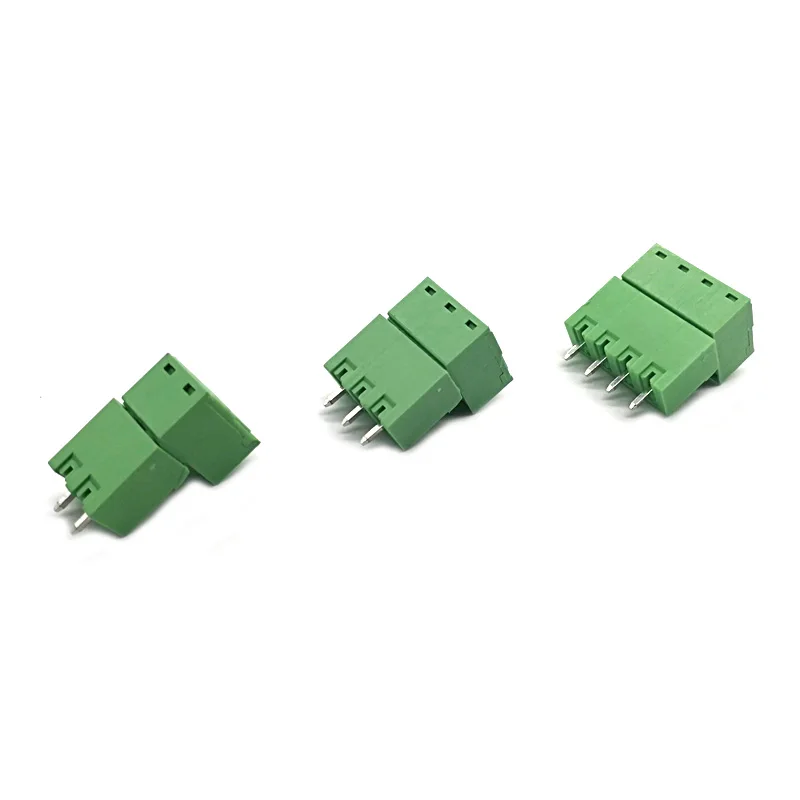 Шаг 5 08 мм 2P 3P 4P винтовой штекер PCB Клеммная колодка 2EDGK 2EDGVC закрытый прямой контакт