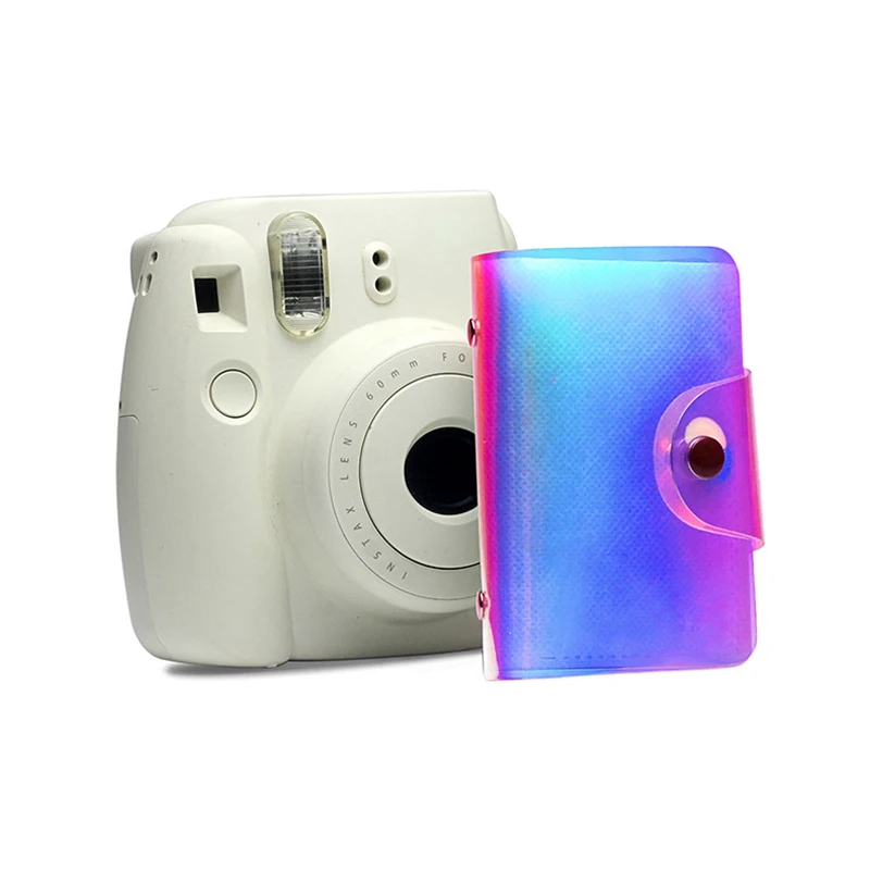 

NEW 20 Pockets 3 Inch Photo Films Album for Fujifilm Instax Mini 9 8 7s 90 70 50 25 Instant Laser Gradient Photo Album Holder
