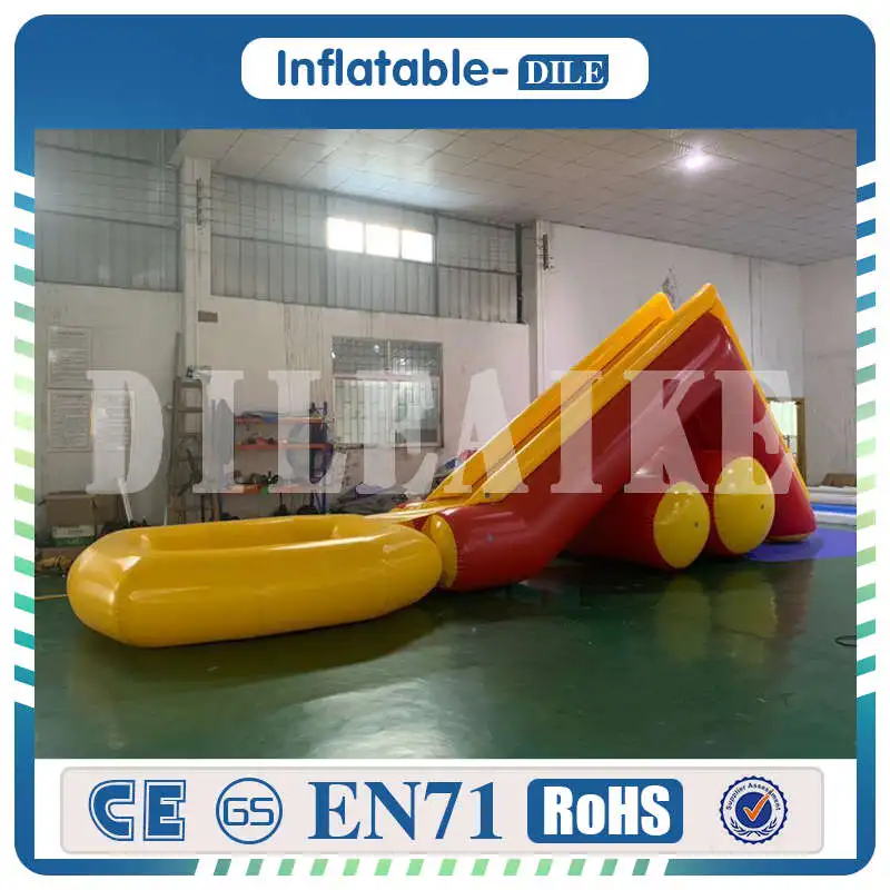 

Free Shipping 10mL*2mW Summer sports giant inflatable water slide with pool for adults kids inflatable water park toy wet slide
