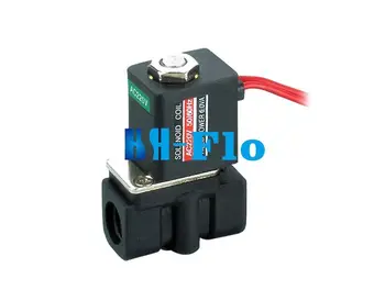 

New Solenoid Valve 1/8" AC220V BSP Plastic Electrical Normally Closed