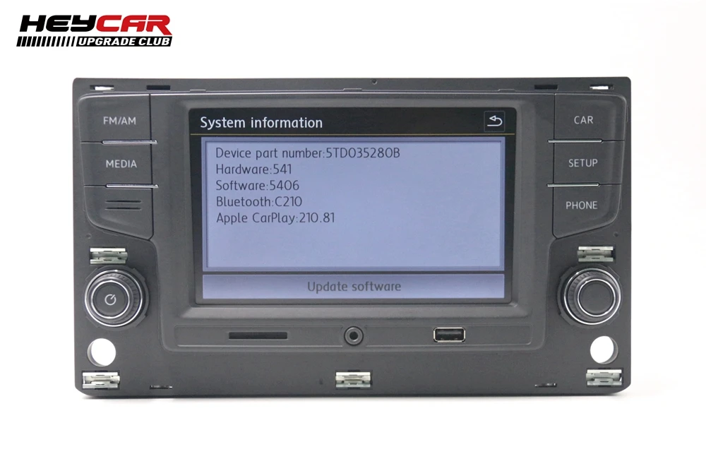 AIDUAUTO Carplay MirrorLink 6 5 "MIB радиоприемник для VW Golf 7 MK7 VII Sportsvan MQB Touran 5TD 035