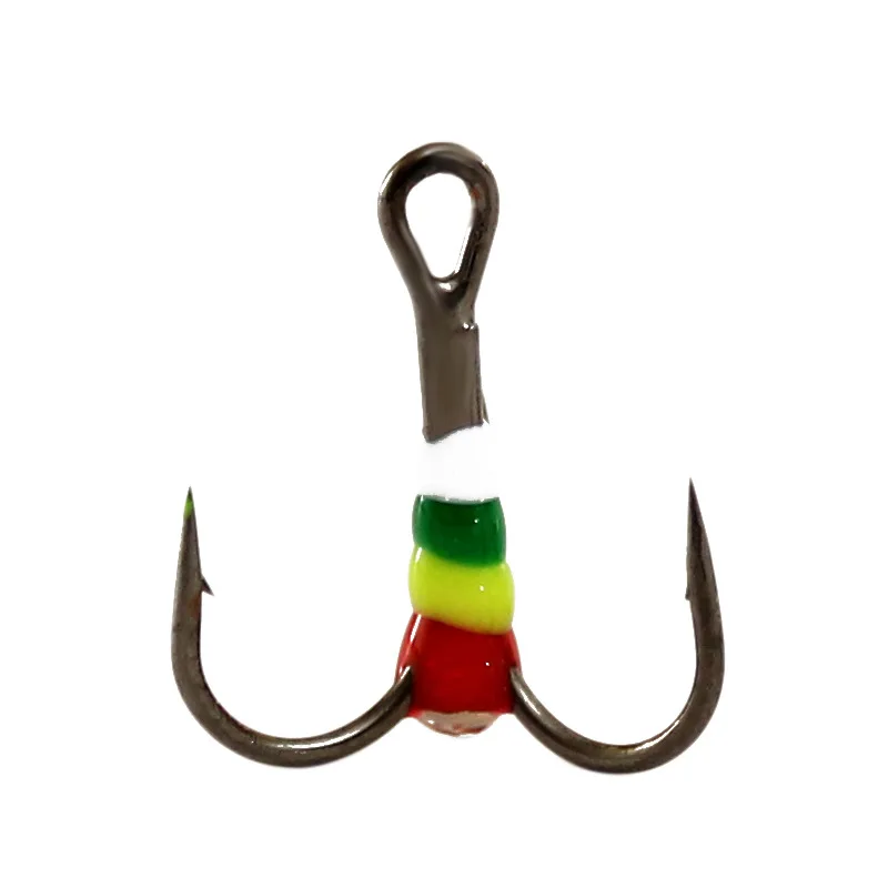 

40pc/set Ice Fishing Hook Winter Treble Hook High Carbon Steel Tackle Tools Fishing Accessories Pesca