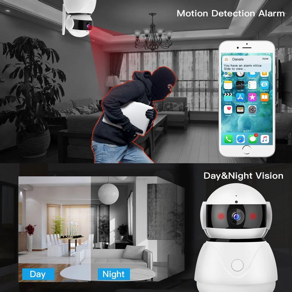 LOOSAFE камера безопасности Wi Fi Видеоняни и радионяни Няня Cam 720 P Беспроводной Камеры