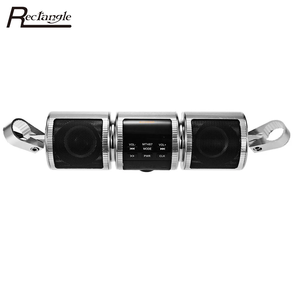 Motorcycle MP3 Music Player Speakers Motorbike Bluetooth Stereo Speaker FM Radio Waterproof Adjustable Bracket Audio Player Motorcycle MP3 Music Player Speakers Motorbike Bluetooth Stereo Speaker FM Radio Waterproof Adjustable Bracket Audio Player