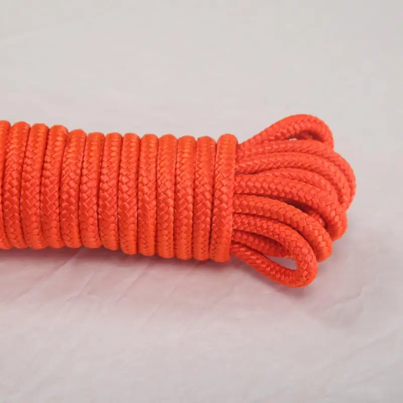 Goede 6mm (1 4 inch) kleurrijke Gevlochten Nylon Touw Hoge Sterkte Nylon Koord Handgemaakte Thuis DIY Multicolor Decoratie Lijn 10 m