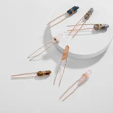 Модные женские украшения для волос, натуральный подлинный кварцевый камень, Ювелирная Шпилька, простые палочки для волос