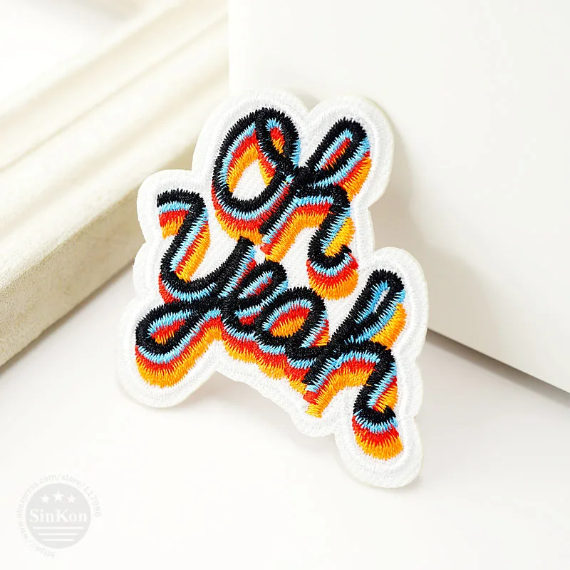 Значки нашивки для одежды Oh yeah (Размер: 6 0x6 5 см) декоративные джинсов сумок шапок