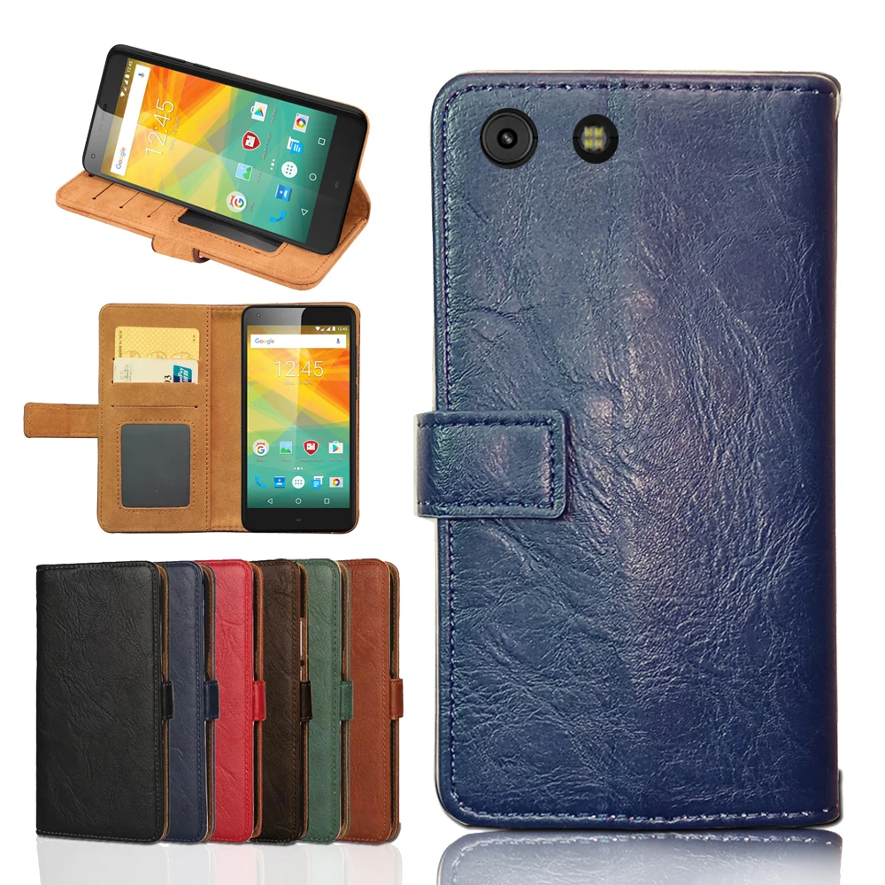 

7551 Retro Wallet Leather Case Cover Bag Shell Housing Phone Cases for Prestigio Grace S7 LTE PSP7551DUO
