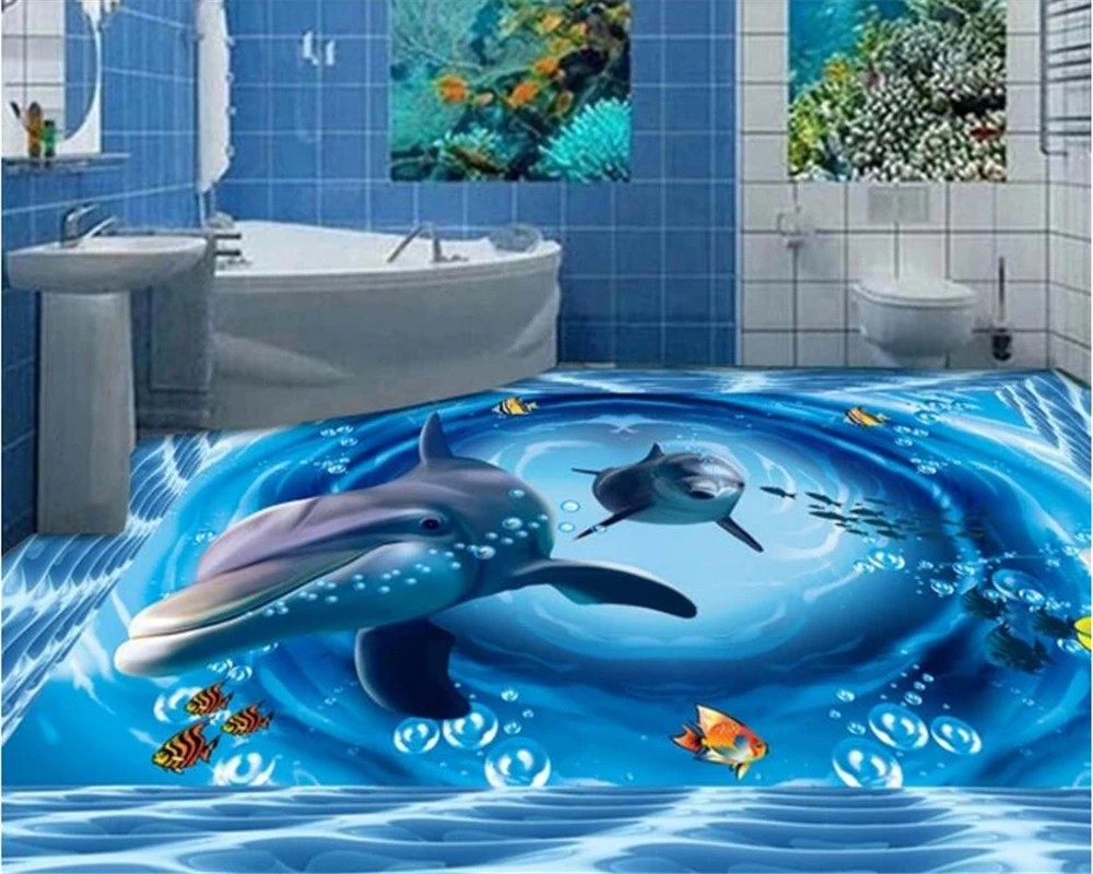 beibehang papel de parede cool three dimensional underwater fashion