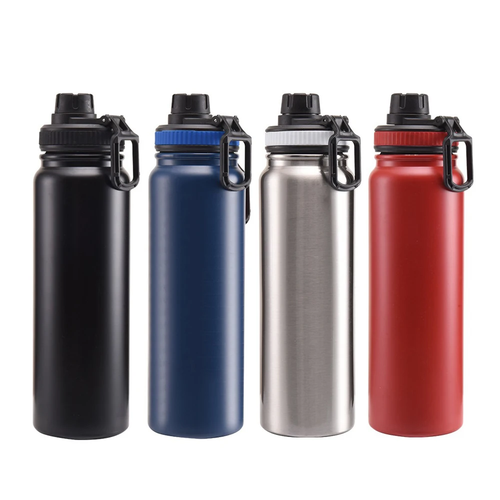 

600/800ml Double Layer Stainless Steel Thermos Bottle Portable Chilly Bottle Gym Sport Vacuum Insulated Hot Water Flask