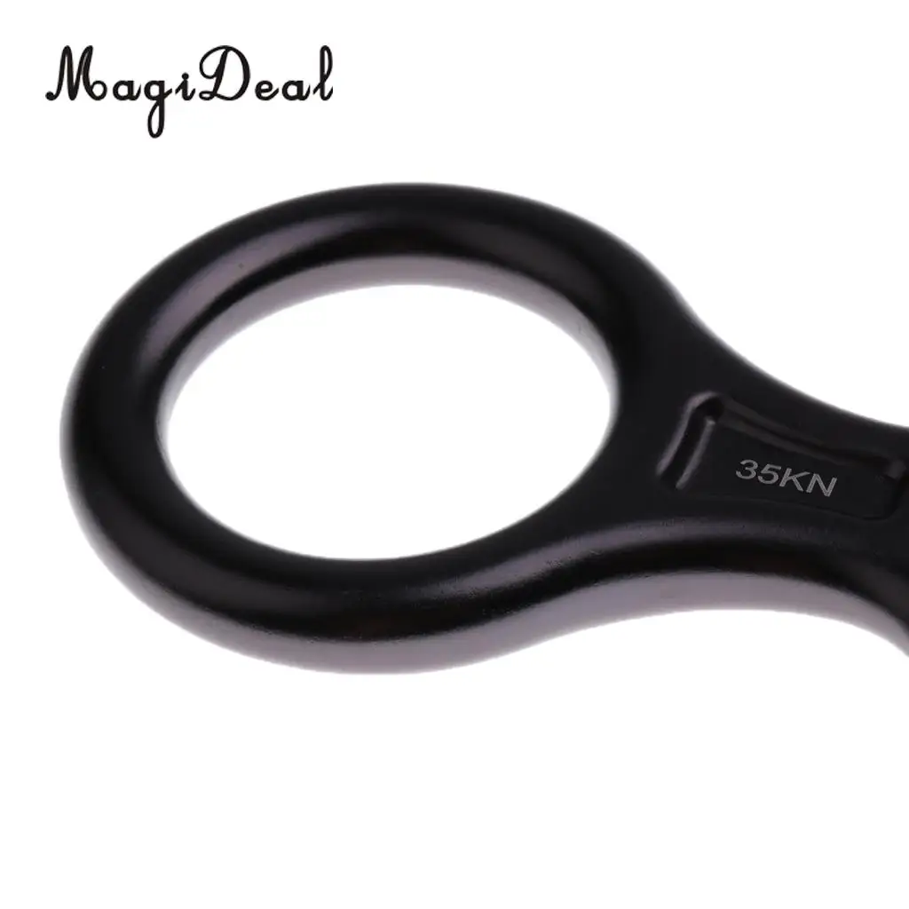 MagiDeal 35KN Figure 8 Shape Descender Rock Climbing Rappel Belay Device 3 Colors for Rappelling Rescue Rock Climbing Caving