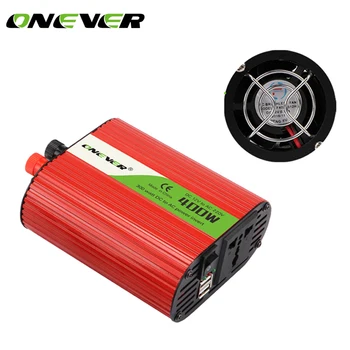 

Onever 400W Power Modified sine wave Inverter DC 12V to AC 220V Car Voltage Converter 3.1A USB Charger for iPhone8 car styling