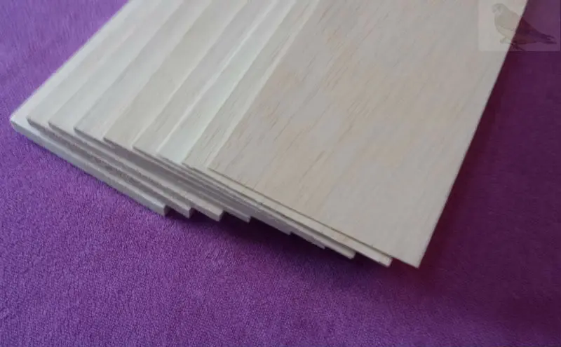 Деревянные листы Balsa ply длина 250 мм ширина 100 0 75/1/1.5/2/2. Толщина 5/3/4/5/6/7/8/9/10 10 шт./лот