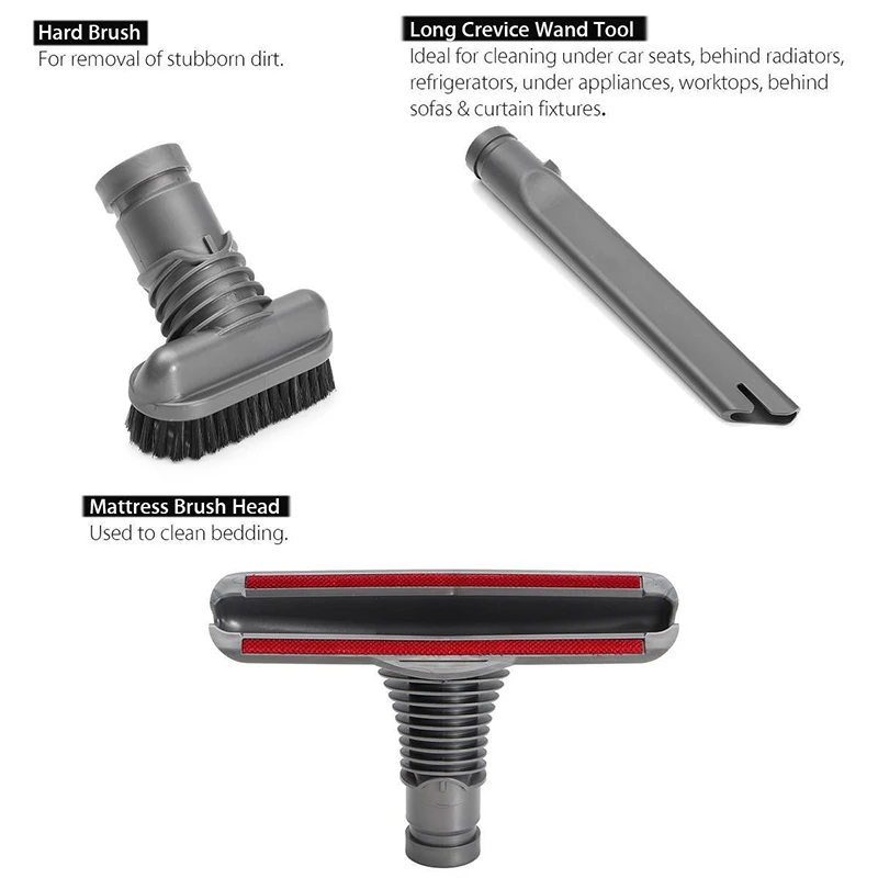 5 piezas conjunto hogar cepillo de limpieza herramientas para Dyson aspirador DC35 DC44 DC56 alta calidad cepillo limpieza