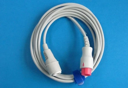 

2PCS/LOT Compatible New Mindray IBP Cable to Edward transducer adapter Cable12pin Mindray IBP transducer 3M with 1year warranty