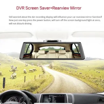 

Rearview Mirror 10.0" Touch Screen Automobile Data Recorder Car Rearview Monitor Recorder Camera Universal Touch Screen Sensors