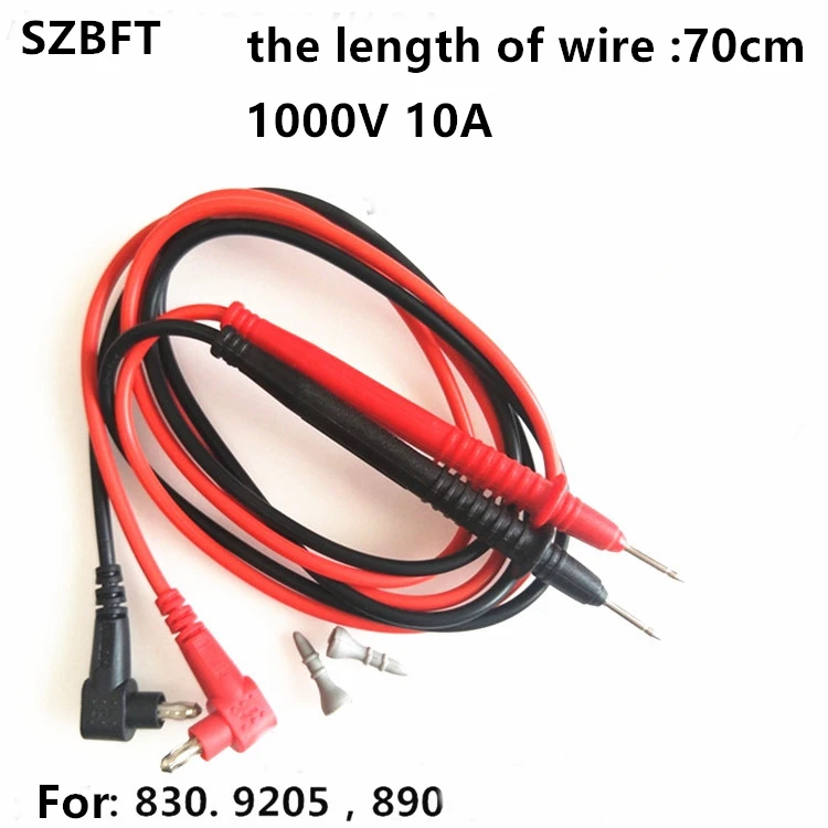 

SZBFT 1000V 10A Multimeter probe test leads wires probes for digital multimeter feelers for multimeter wire tips