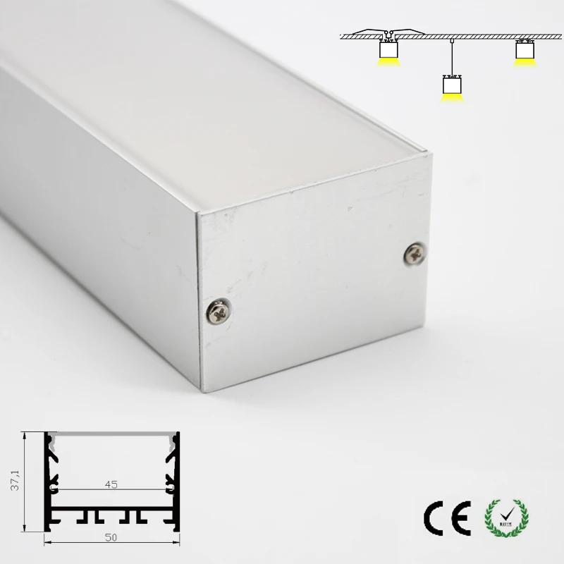 Высокое качество тяжелые и сильные алюминиевые светодиодные каналы утопленные потолочные светильники Настенные светильники по индивидуальному заказу