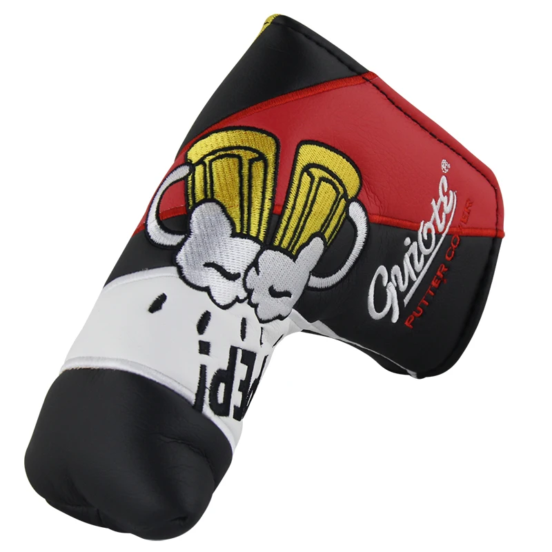 Black/ Blue Putter Cover Headcover Golf Head Covers for Golf Blade Club