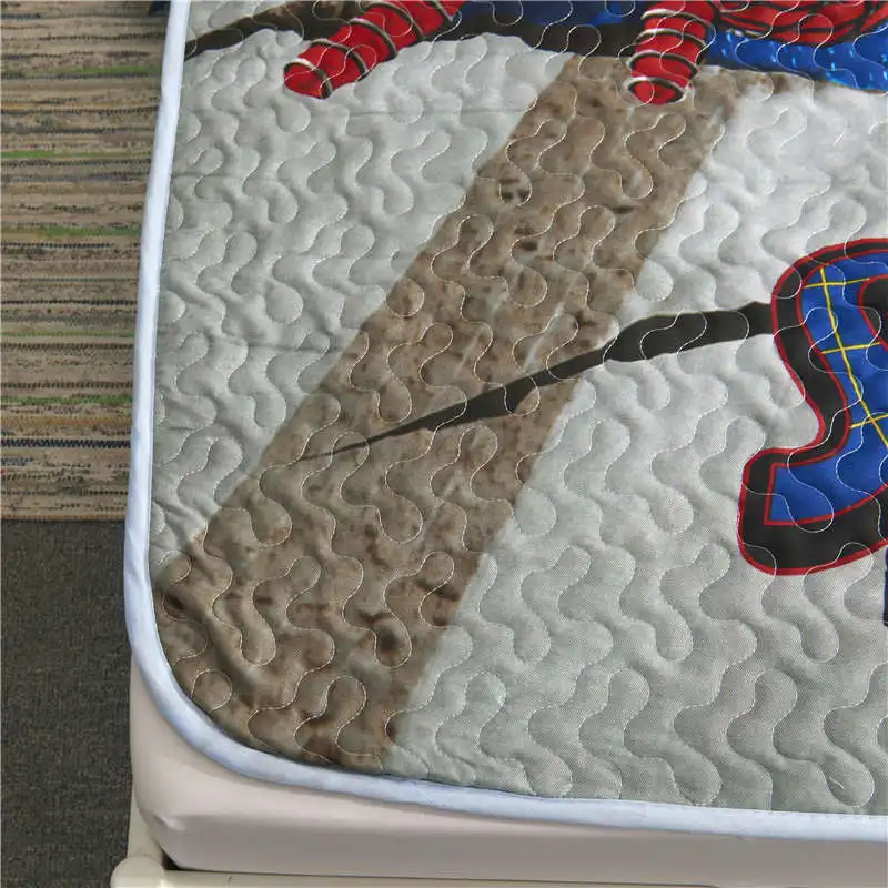 3D disney «Человек-паук» комплекты постельного белья Twin Размеры покрывало покрывала для детей мальчиков Спальня украшения подушки Чехол Детская домашняя ткань