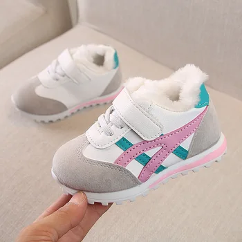 

2019 nova moda inverno meninos e meninas mágica moda veludo macio e confortável assentamento tênis