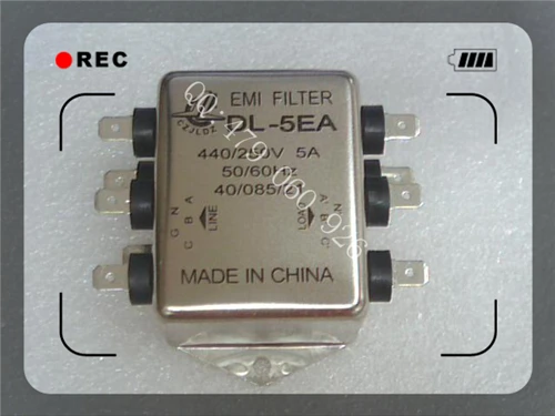

[ZOB] Jianli EMI power filter switch DL-5EA three-phase four wire --3PCS/LOT