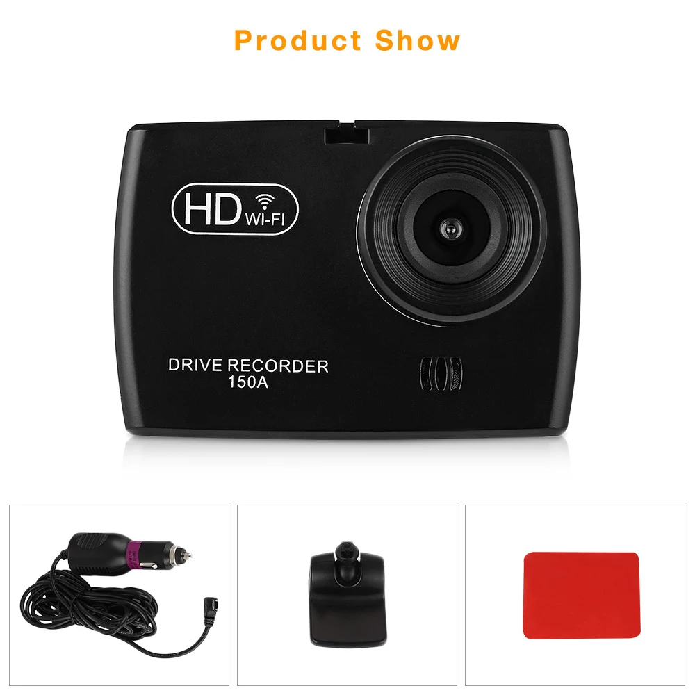 Buy F150A WiFi Car Hidden Dash Cam 120 Degree 1080P