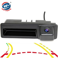 CCD trayectoria dinámica maletero con cámara trasera para Cayenne Audi A4 A4L A6 A6L A7 A5 Q7 Q5 Q3 RS5 RS6 A3 A8L espejo retrovisor Cam