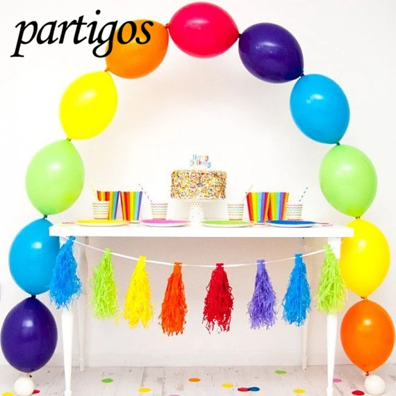 

50pcs/lot 10inch Party happy Birthday Wedding Party Decoration Latex Tail Balloons party supplies baby shower globos inflatable